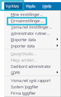verktøy-firmainnstillinger