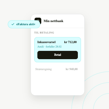 Steg 5: Inkassovarsel i nettbank