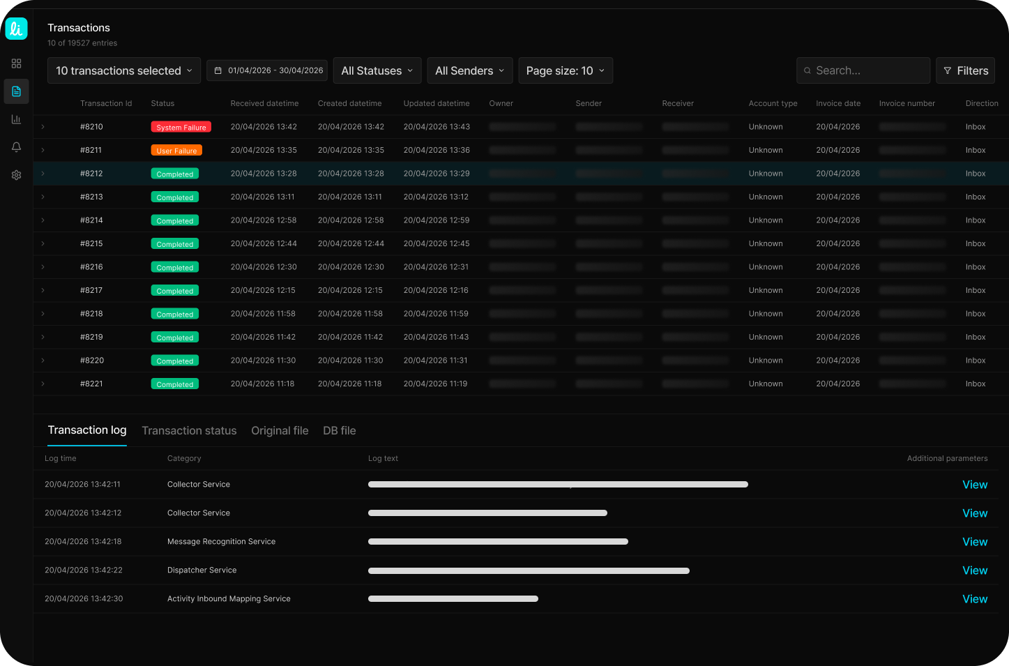 Full innsikt i Amilis EDI dashboard
