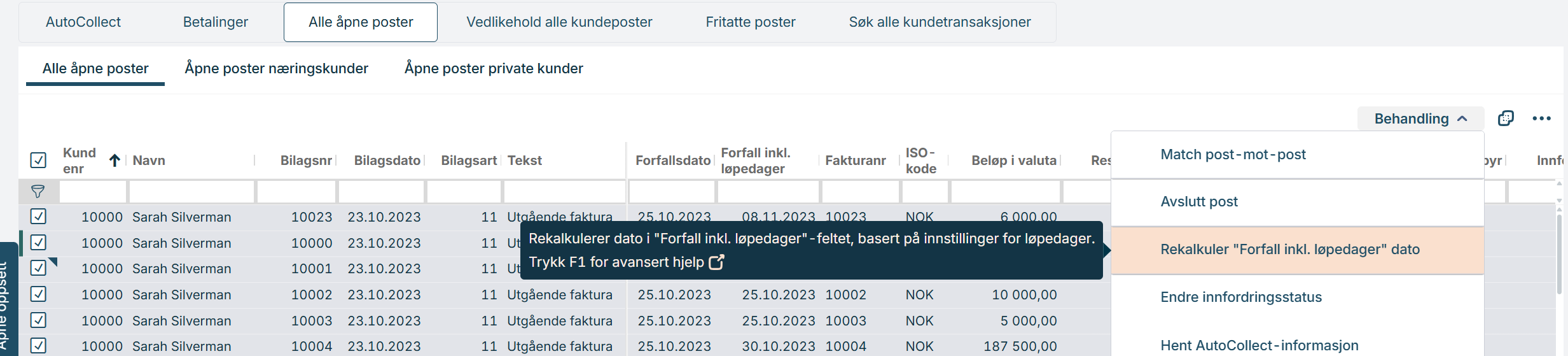 rekalkuler brukerveiledning