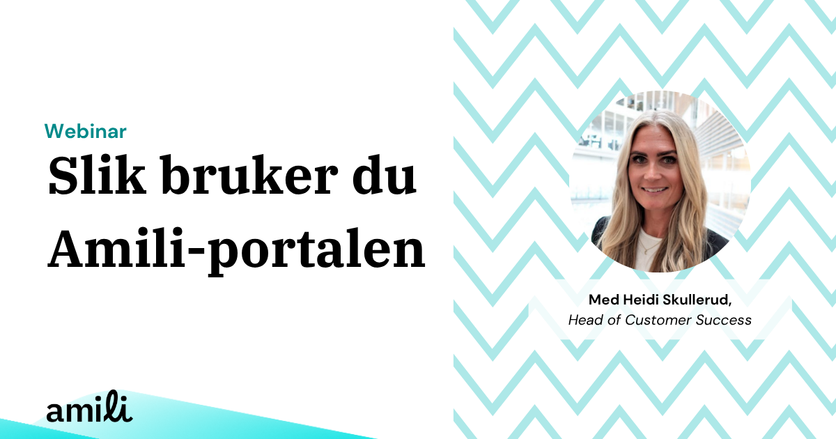 Slik bruker du amili-portalen