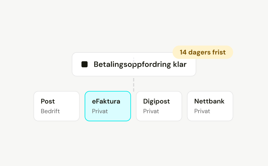Steg 4: Betalingsoppfordring